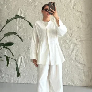 2Pcs Set White Small